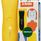 MERIDIAN The Trimmer Premium - Body Hair Trimmer & Electric Shaver for Men and Women for Pubic Hair, Chest, Legs & Bikini Line, Waterproof & Rechargeable, Solar