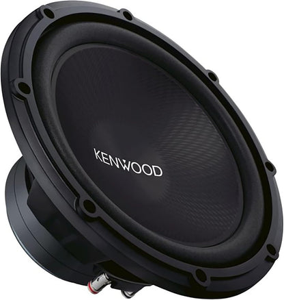 Kenwood Road Series 12" Passiewe Motor Subwoofer - 1000W, 36Hz-300Hz Frekwensiereeks, 4-Ohm Impedansie, Polipropileen Wooferkeël, Diep, Kragtige Bas