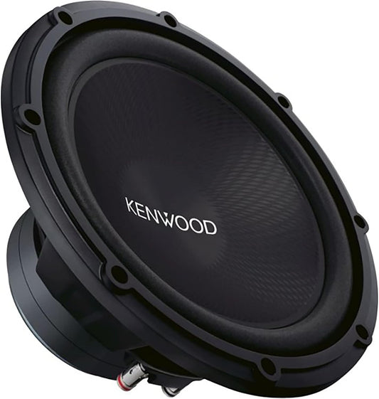 Kenwood Road Series 12" Passiewe Motor Subwoofer - 1000W, 36Hz-300Hz Frekwensiereeks, 4-Ohm Impedansie, Polipropileen Wooferkeël, Diep, Kragtige Bas