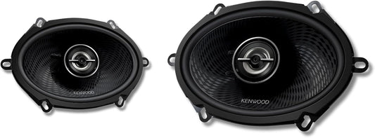 Kenwood KFC-C5798RS 5"x7" 2-rigting-motorluidsprekers – 320W-piekkrag, gebalanseerde koepeltweeter, akoestiese klankharmoniseerder, maklike installasie