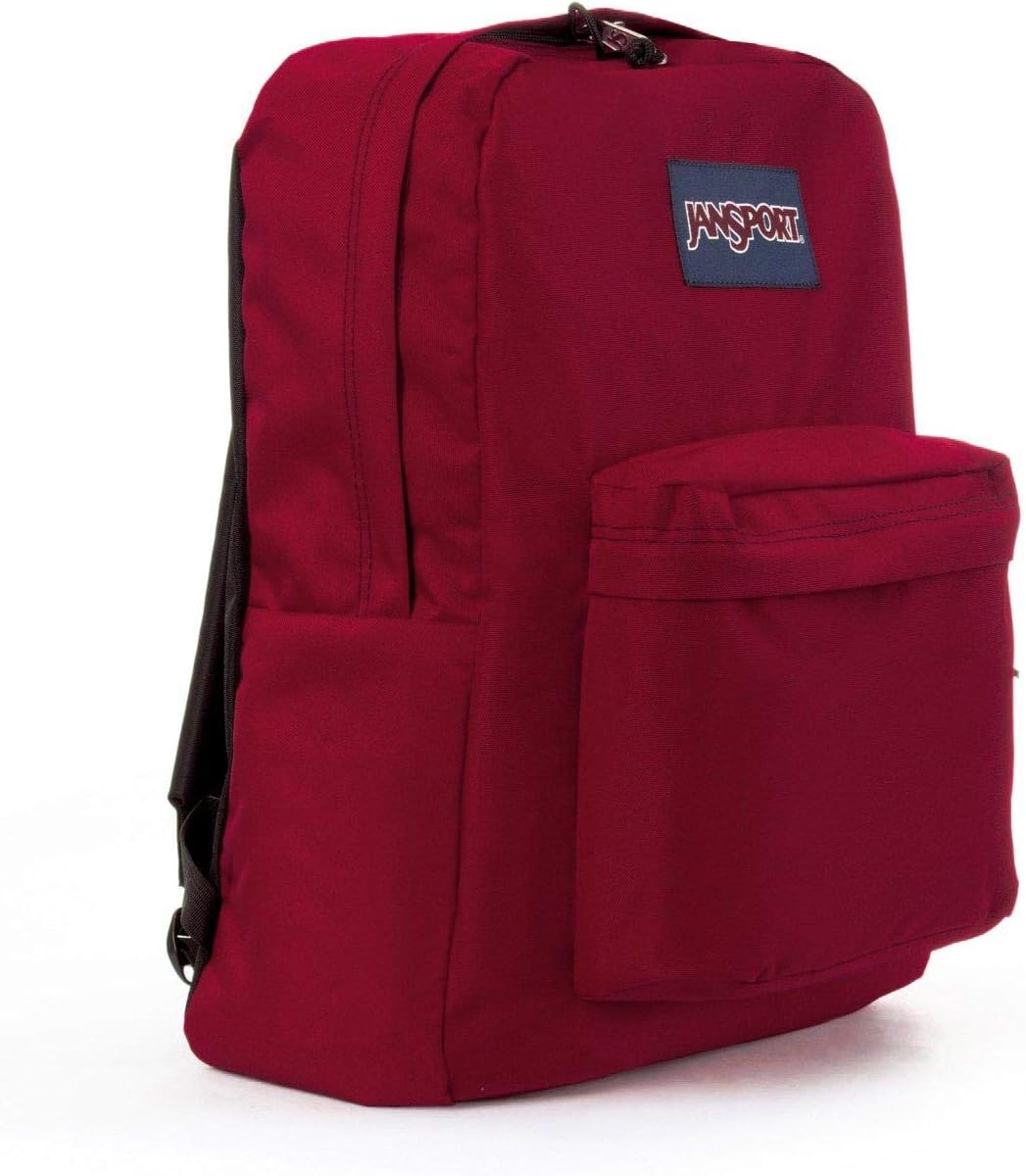 JanSport SuperBreak One Backpack for, Viking Red - Durable, Lightweight Bag with 1 Main Compartment, Front Utility Pocket with Built-in Organizer - Premium Backpack
