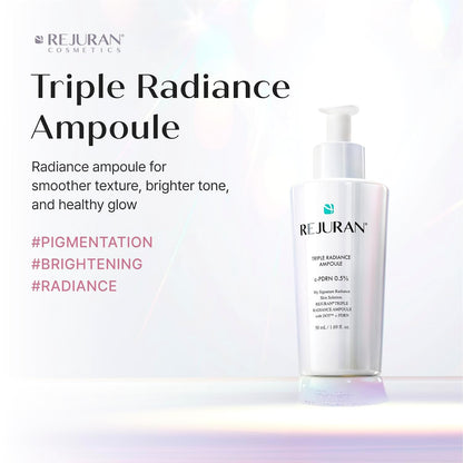 REJURAN Triple Radiance Ampoule c-PDRN® Brightening Face Serum, 1.69 fl oz