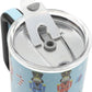 Insulated Stainless Steel Tumbler w/ Reusable Straw & Leak-Proof Lid Easy Carry Handle 40oz (Nutcrackers)