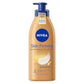 NIVEA Skin Firming Melanin Beauty & Hydration Body Lotion with Q10 and Argan Oil, Firmer Skin 16.9 Fl Oz Pump Bottle - (2PK)