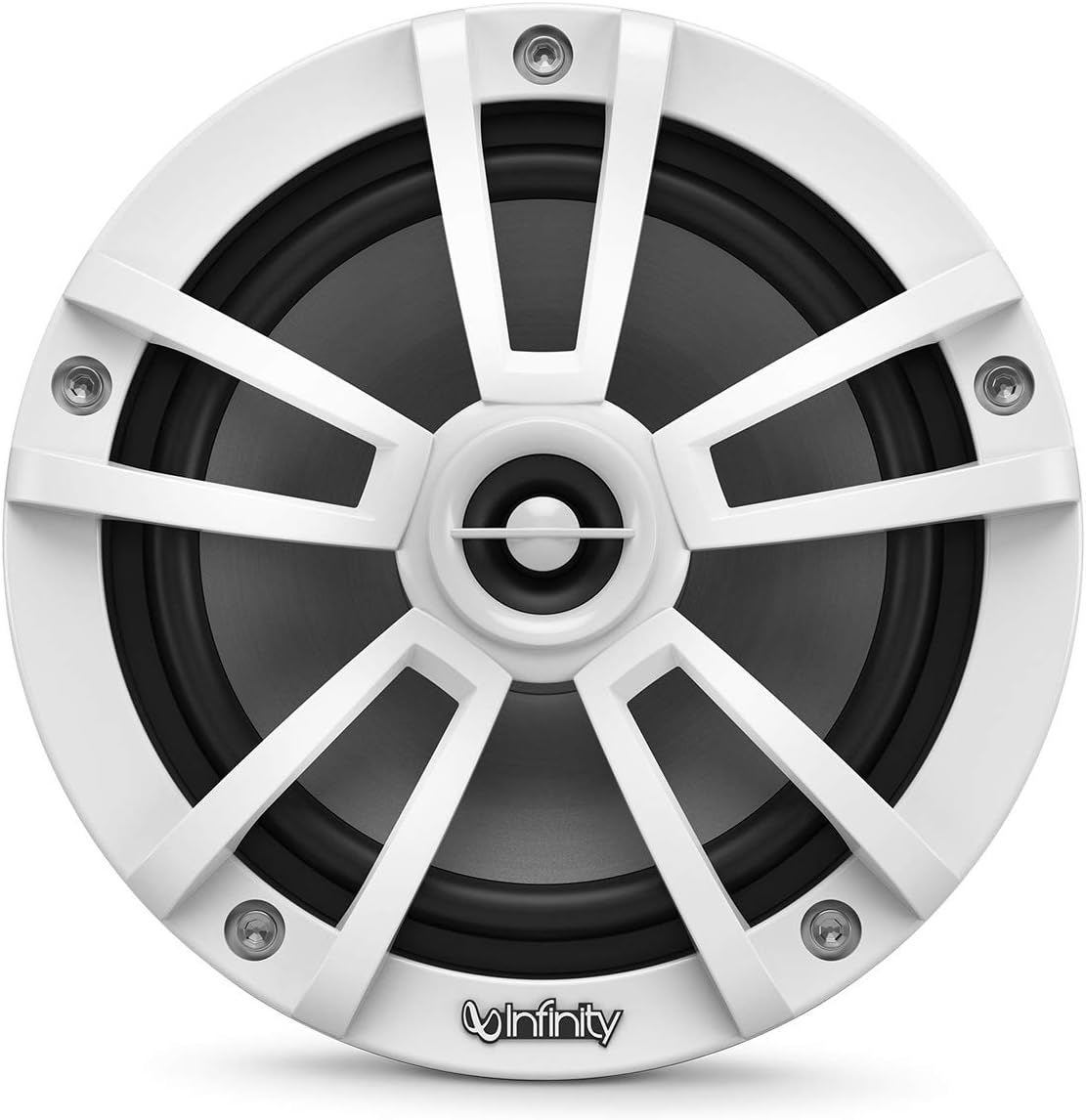 Infinity Marine Boat 6.5 Inch RGB LED Coaxial Speakers - White