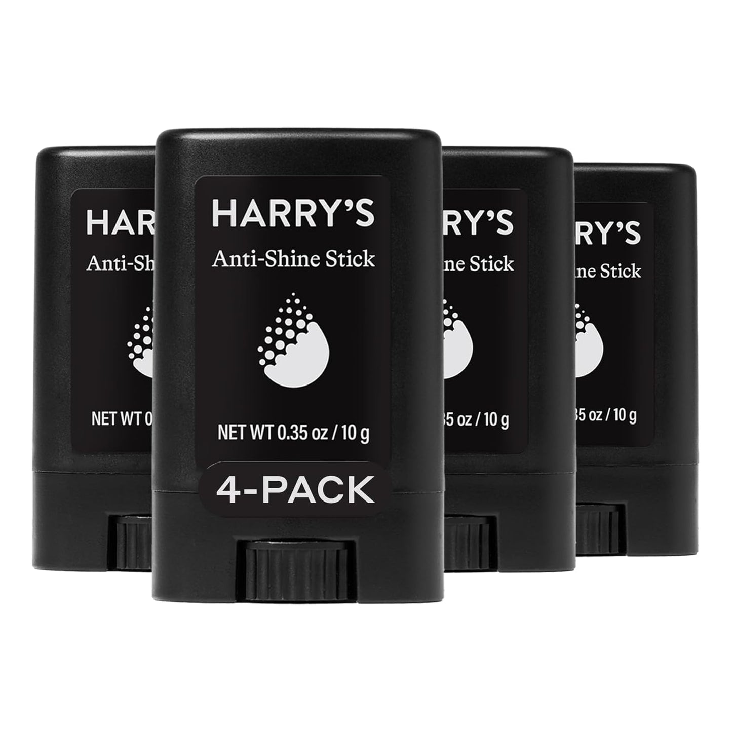 Anti-Shine Stick Facial Skin Care for Men for Oily Skin Controls and Absorbs Oil for Matte Finish - (4 Pack)