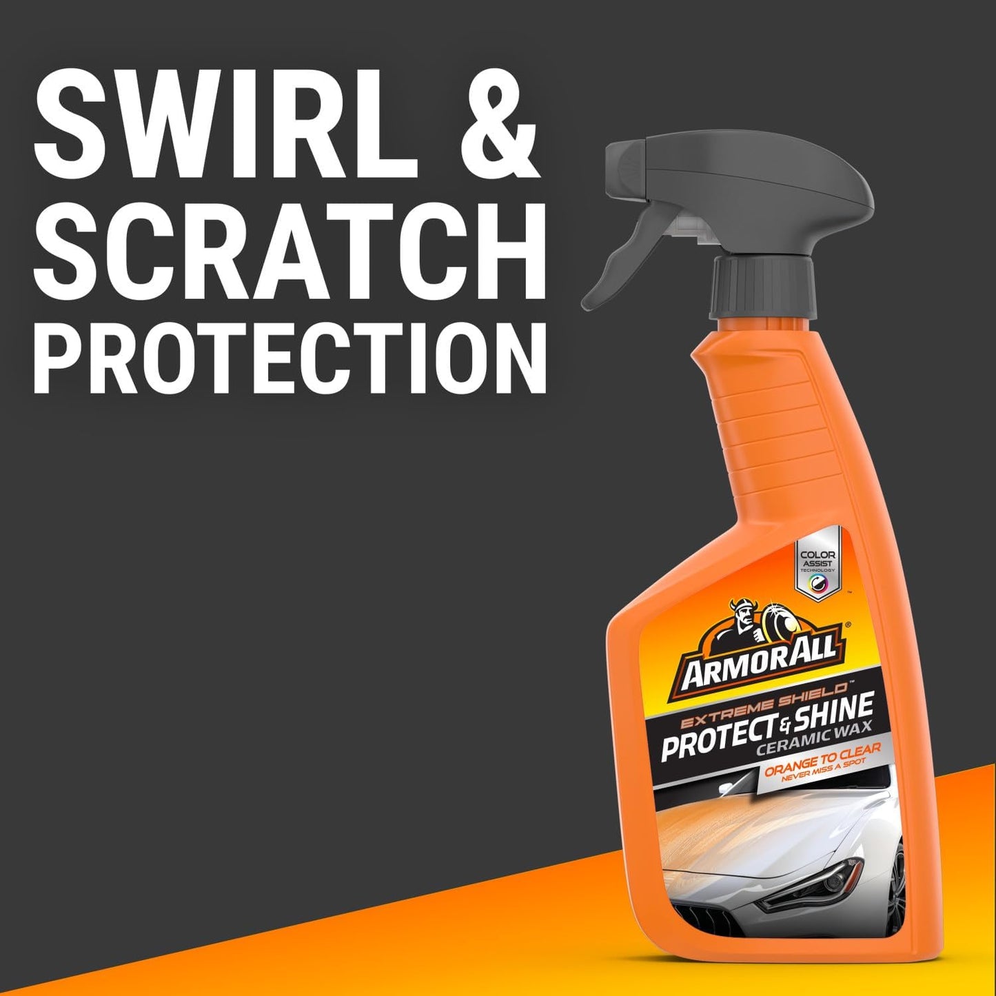 Armor All Extreme Shield Protect & Shine Ceramic Wax, Kleurveranderende Spuitkarwas (473 ml)