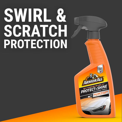 Armor All Extreme Shield Protect & Shine Ceramic Wax, Kleurveranderende Spuitkarwas (473 ml)
