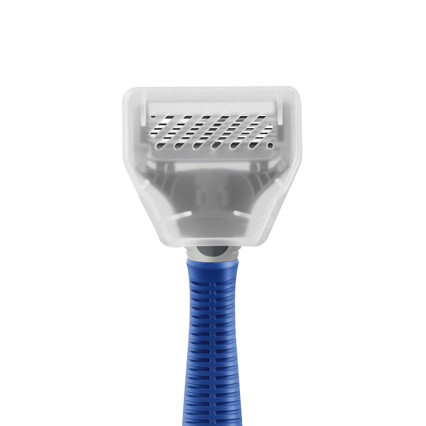 Shaving Kit for Men - Razor Handle, 3 Razor Blade Refills, Foaming Shave Gel, and Travel Blade Cover (Ocean Blue)
