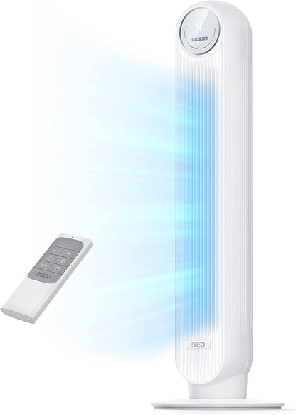 Toringwaaier 25vt/s Stil Vloerwaaier, 90° Ossillerend m/ 4 Spoed, 4 Modes, 8H Tydhouer – Wit