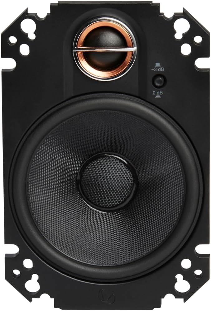 Infinity Kappa Series 4x6 Inches  (104mm x 157mm) 2-Way Car Speaker - (Pair)