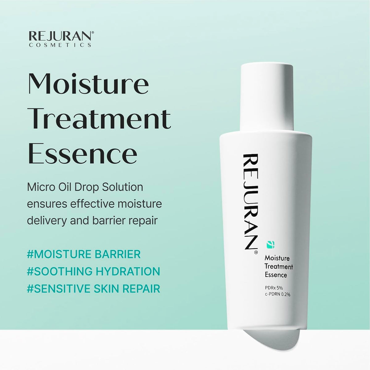 REJURAN® Moisture Treatment Essence, c-PDRN® - Hydrating Face Serum for Long-Lasting Moisture and Skin Barrier Support with PDRx (2.46 fl oz)