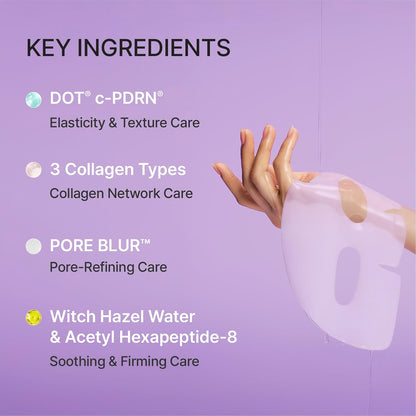 REJURAN Pore Tightening Gel Mask, DOT™ c-PDRN® Hydrogel, 5 Count