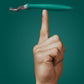 Razor Handle and Blade Cartridge- German Engineered Blades (Tropical Green)