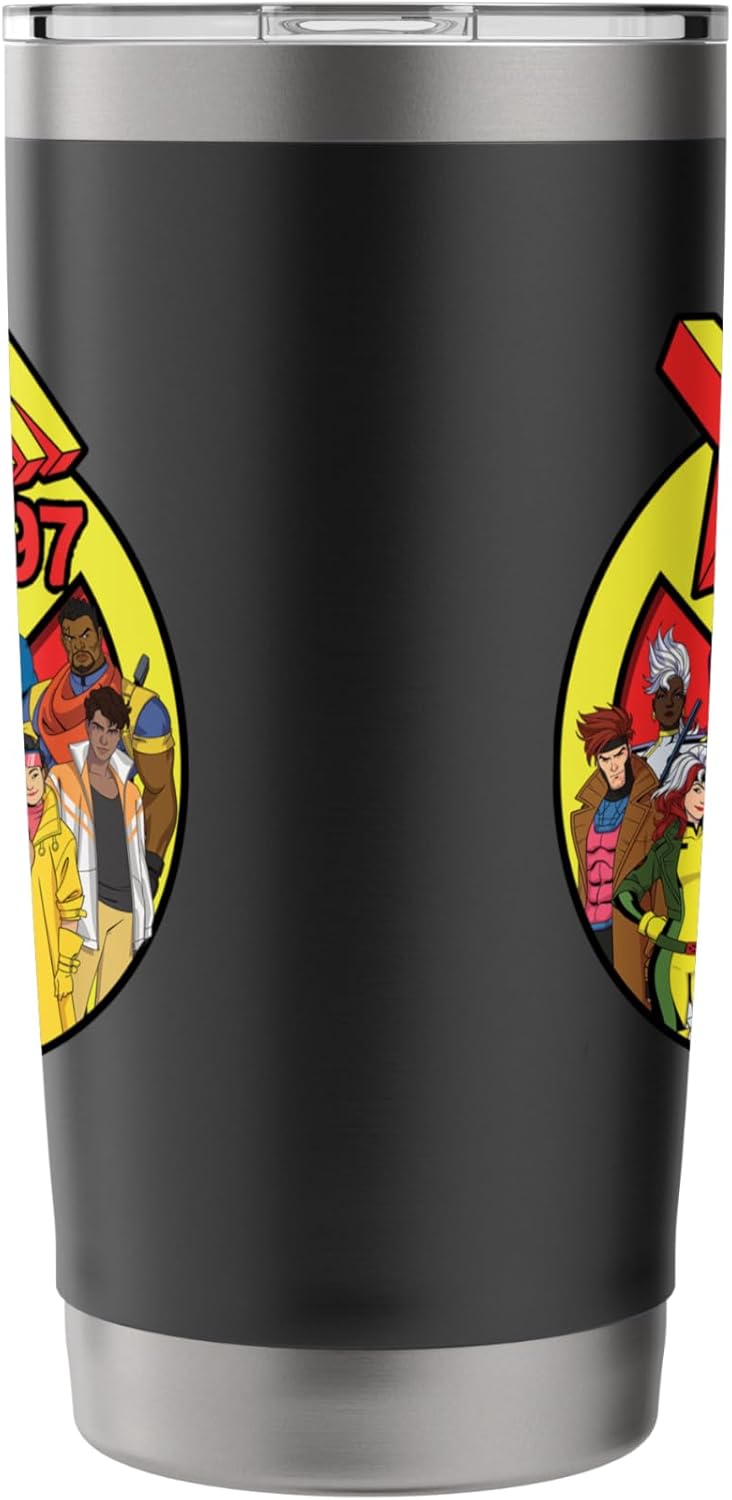 Marvel Studios X-Men '97 Animated Series Team and Title Logo Stainless Steel Insulated Tumbler