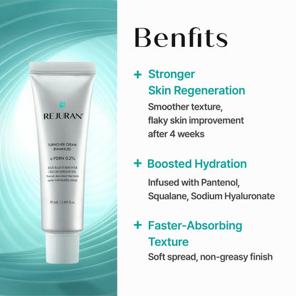 REJURAN Turnover Cream Enhanced, DOT™ c-PDRN® Face Moisturizer, 1.69 fl oz