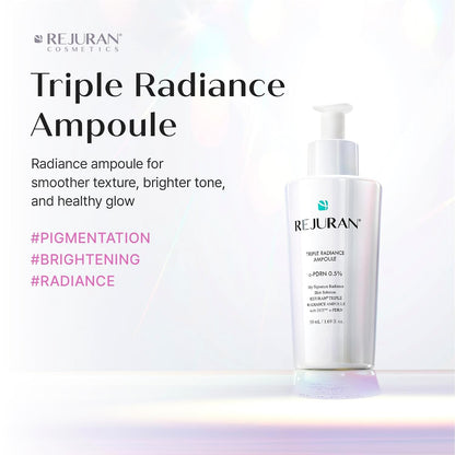 REJURAN Triple Radiance Ampoule c-PDRN® Brightening Face Serum, 1.01 fl oz