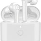 Monster Verse True Wireless Earbuds with Charging Case, Bluetooth 5.0 in-Ear Stereo Headphones, Built-in Mic for Clear Calls, USB-C Quick Charge (White)