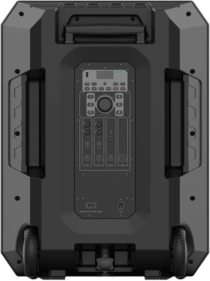 Monster X6 All-in-One Bluetooth Speaker System, Party Speaker, PA | 600W Power, 15" Sub | Beat Synced LED Lights, All Terrain Wheels, TWS Pairing, App Control | Includes Adjustable Tripod & Microphone