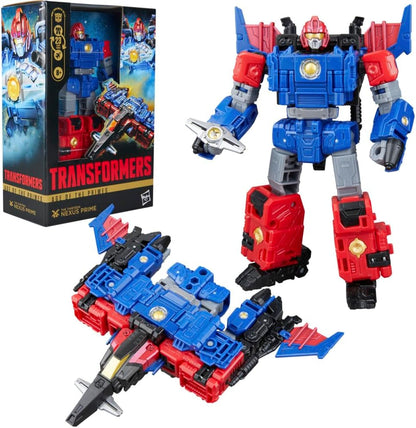 Transformers Age of the Primes The Thirteen Nexus Prime, Voyager Class 6-Inch Converting Action Figure, Robot Toys for Ages 8+
