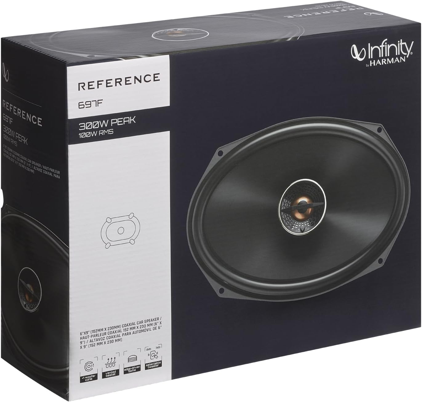 Infinity REF Series 6x9 Inches 2 Way Car Speakers - Pair
