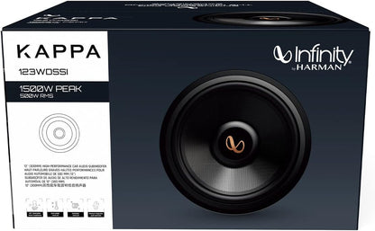 Infinity KAPPA 123WDSSI 12 inches (300mm) high-Performance car Audio subwoofer