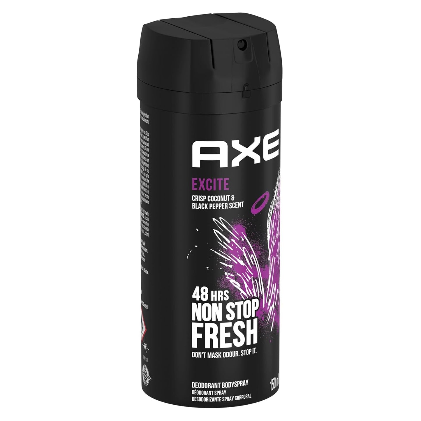 AXE EXCITE Body Spray 48Hr High Definition Scent (Pack of 2)