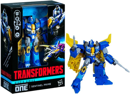 Transformers Toys Studio Series Voyager Class One Sentinel Prime 6.5-inch Converting Action Figure, Robot Toys, 8+