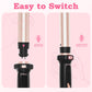5 in 1 Curling Iron with Interchangeable Ceramic Barrels Wand Set with Flat Iron Hair Straightener, Instant Heat Up, Dual Voltage Hair Curler, Gifts for Women