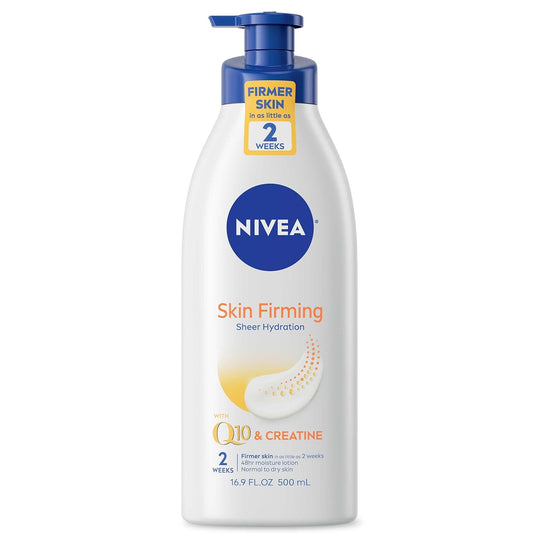 NIVEA Velverstevigende Bevogtigende Liggaamsmelk - Met Q10 Vir Normale Vel - 500 ml Pompbottel (2PK)