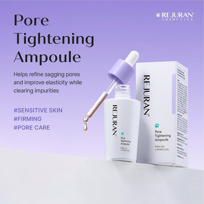 REJURAN Pore Tightening Ampoule, PDRx 5% & c-PDRN® 0.5%, 1.01 fl oz