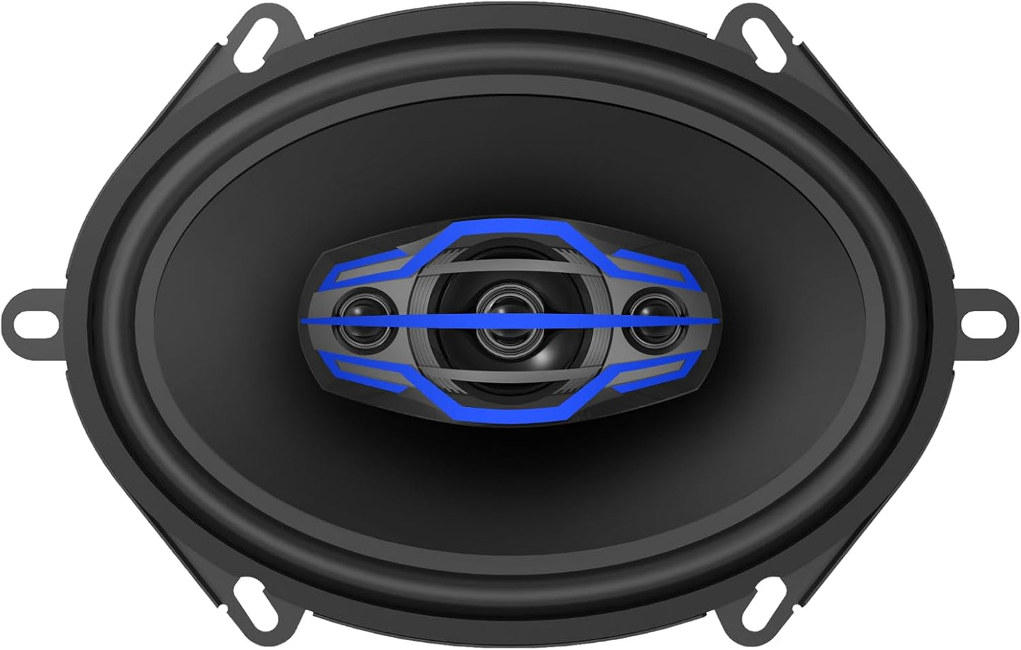 JS-Series JS6804 High Performance 4-Way 5x7/6x8 inch Car Audio Speakers 320 Watts Peak Power - PAIR