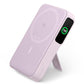 MagGo Power Bank, Qi2 Certified 15W Ultra-Fast MagSafe-Compatible Portable Charger, 10,000mAh Battery Pack with Smart Display and Foldable Stand - Violet