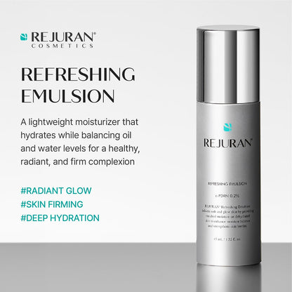REJURAN Refreshing Emulsion, c-PDRN® Face Moisturizer, 1.52 fl oz