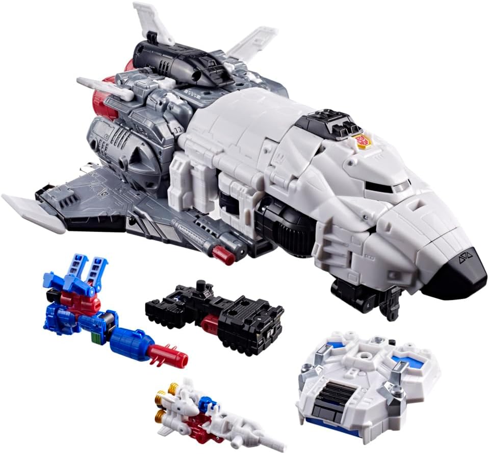Transformers Age of the Primes Armada Jetfire, Commander Class 8-Inch Converting Action Figure with 3 Mini-Con Figures, Robot Toys for 8+
