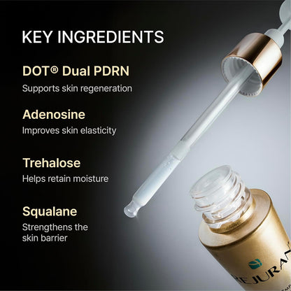 REJURAN Dual Effect Ampoule, DOT DUAL c-PDRN® Face Serum, 1.69 fl oz