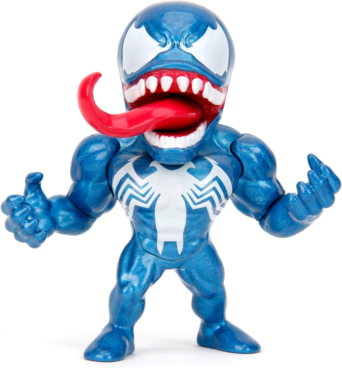 New Spider-Man 4-Pack – Collectible 2.5” Metal Figures – Spider-Man, Green Goblin, Toxin, Venom – Classic Marvel Heroes,