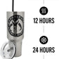 Insulated Stainless Steel Tumbler w/ Reusable Straw & Leak-Proof Lid Easy Carry Handle 40oz (Starwars)