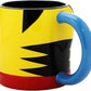 X-Men Wolverine Costume 16 Oz Yellow Ceramic Mug
