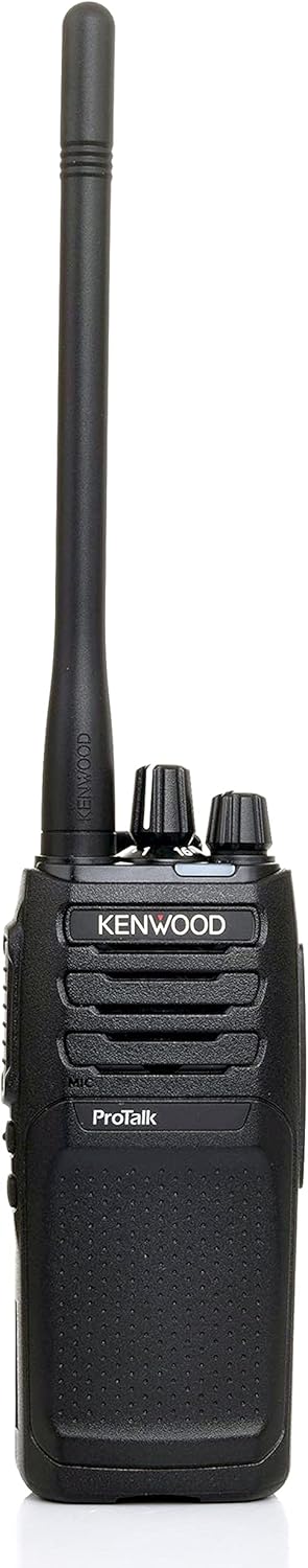 Kenwood ProTalk Twee-rigting Draagbare Radio (2 W), 64 Kanale & 4 Sonestoere, 1,000 mW Harde Luidspreker, 11 Mil-Spesifikasie Standaarde 810 (C/D/E/F/G) & IP54/55