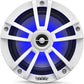 Infinity Marine Boat 6.5 Inch RGB LED Coaxial Speakers - White
