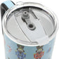 Insulated Stainless Steel Tumbler w/ Reusable Straw & Leak-Proof Lid Easy Carry Handle 40oz (Nutcrackers)