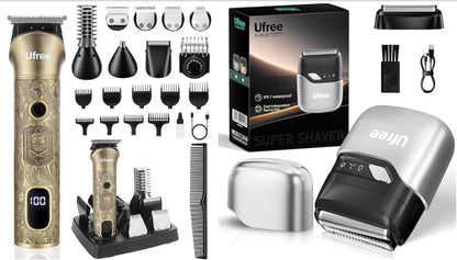 Beard Trimmer and Foil Shaver Set