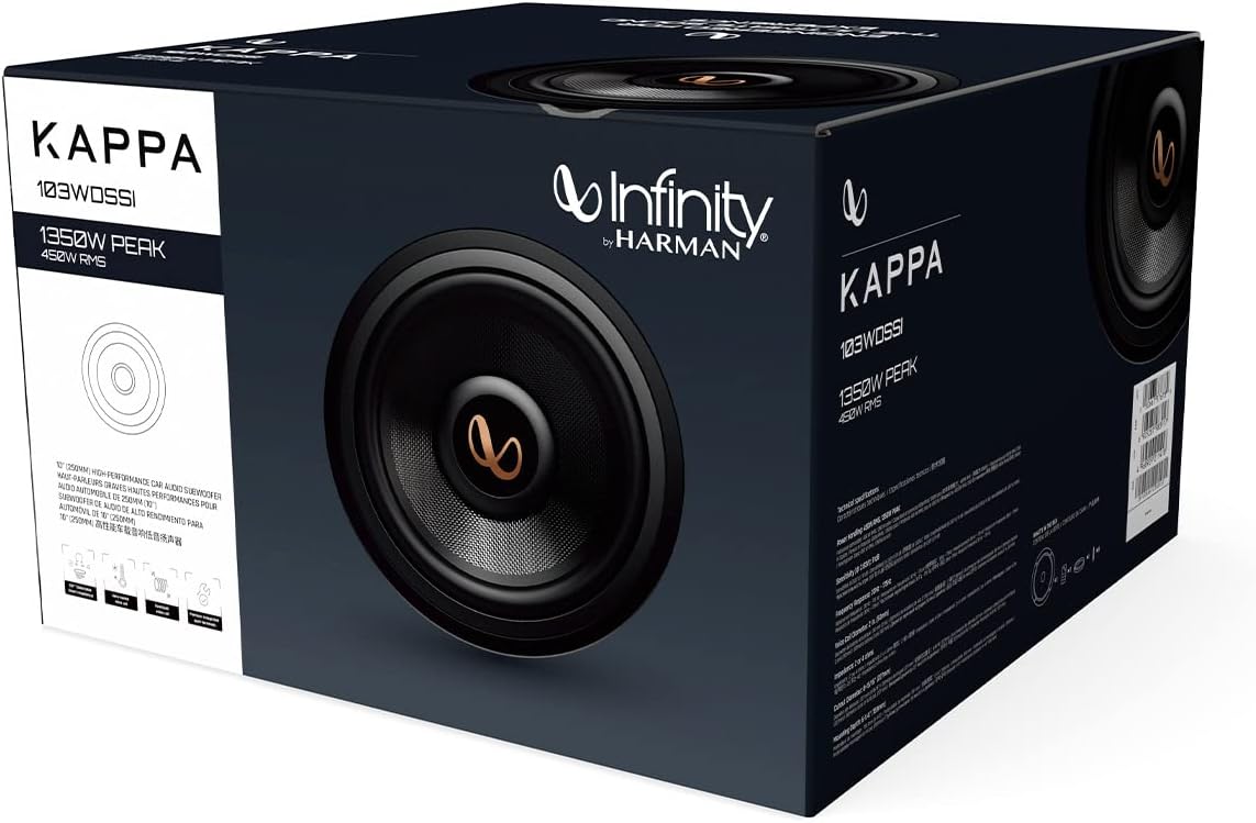 Infinity KAPPA 103WDSSI 10 inches high-Performance car Audio subwoofer