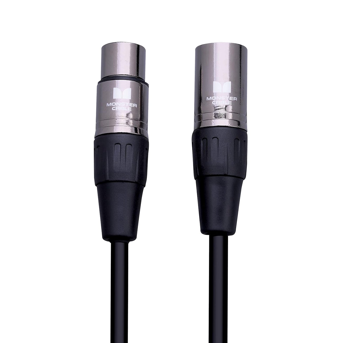 Monster Prolink Classic Mikrofoonkabel. 100 voet Silwerkontak XLR-kabels. Mikrofoonkabel met MultiTwist-konstruksie. 95% Kopergevlegte Skild XLR-kabel. Mikrofoonkabel.