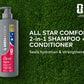 DOVE MEN + CARE Hair Care All Star Comfort to Seal Hydration & Strengthen Hair, 18 Fl oz (2 CT)