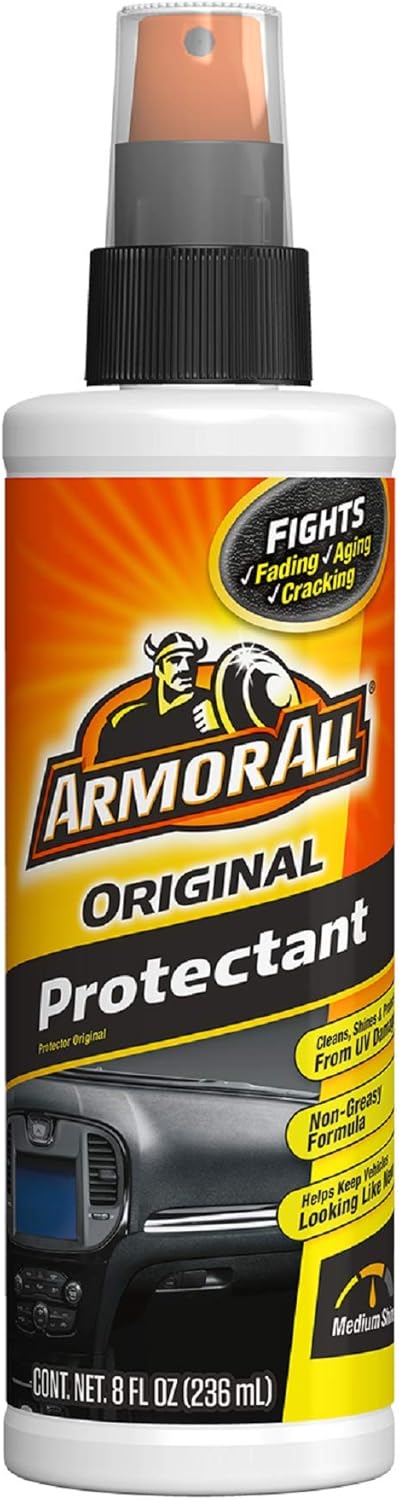 Armor All Original Protectant Spray, Karbinneskoonmaker met UV-beskerming om Kraking en Verbleiking te beveg – (8 Oz)