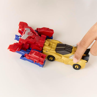 Transformers Crash & Combine Heroes, 3.75-Inch Converting Bumblebee and Optimus Prime Action Figures, Robot Toys for Kids 6 and Up (Amazon Exclusive)