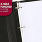Mead Loose Leaf Paper, Wide Ruled Filler Notebook Paper, Reinforced, 8" x 10-1/2", 100 Sheets, Fits 3-Ring Binder (Pack of 2)