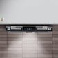 Modern Wireless Under Cabinet Kitchen Universal Bluetooth Music System, FM Radio, Clock LCD Digital Display , Built-in Hands-free Mic & Speakers (Includes Mounting Hardware)